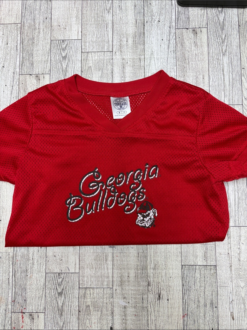Georgia‎ Bulldogs 
Rivalry Threads Red Mesh V-Neck Jersey